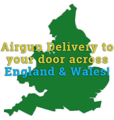 We deliver airguns across England and Wales