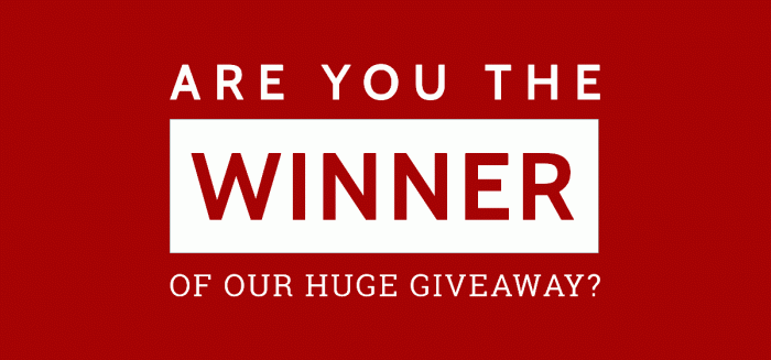 And The Winner of the Huge Giveaway Is……