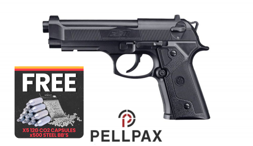 Beretta Elite II - 4.5mm BB Air Pistol + FREE CO2 and BBs