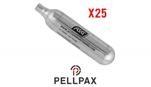 ASG CO2 12g Cartridges / Capsules x 25