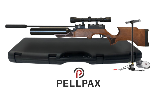 ATA Airborne Walnut Deluxe Kit - .177 PCP Air Rifle