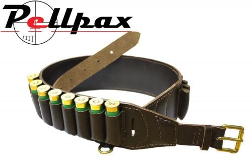 Bisley Deluxe Brown Leather Cartridge Belt
