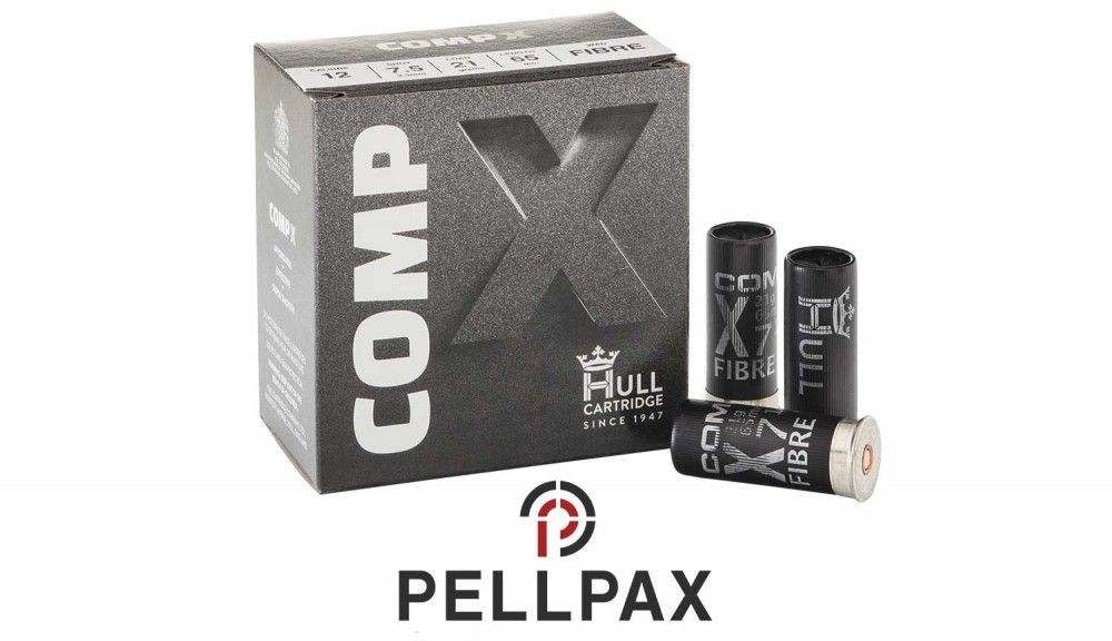 Hull Cartridge Comp X 12G x 250 Shotgun Cartridges Pellpax