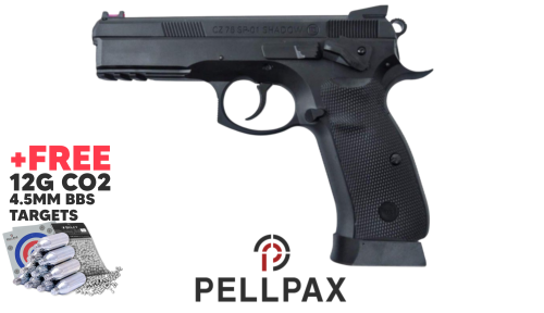 ASG SP-01 Shadow Non Blowback - 4.5mm BB CO2 Air Pistol + FREE CO2, Targets & BB's