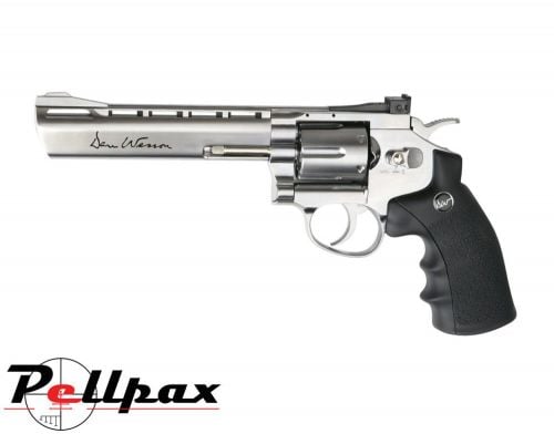 Dan Wesson 6" Silver - .177 Pellet Air Pistol