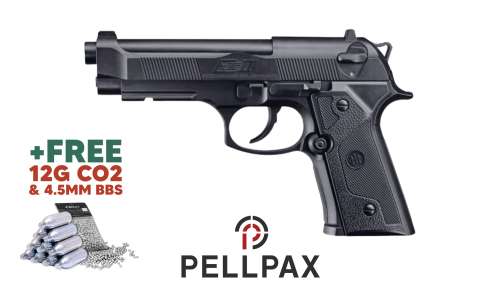 Beretta Elite II - 4.5mm BB Air Pistol + FREE CO2 & BBS
