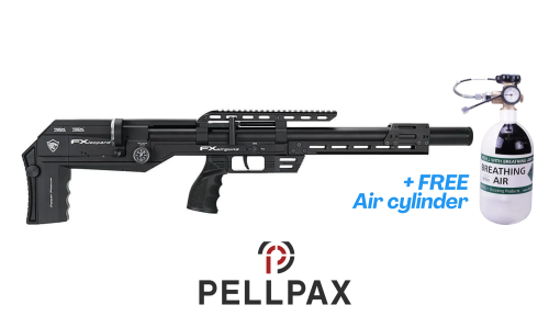 FX Airguns Leopard Standard Bottle - .22 PCP Air Rifle + FREE Air Cylinder