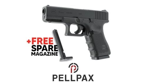Glock 19 Gen4 MOS - 4.5mm BB Air Pistol + FREE Spare Magazine