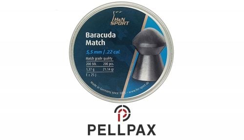 H&N Baracuda Match .22 (5.51) Pellets x 200