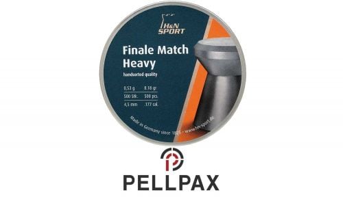 H&N Finale Match Heavy .177 (4.49mm) Pellets x 500