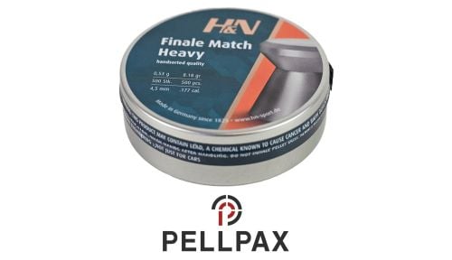H&N Finale Match Heavy .177 (4.49mm) Pellets x 500