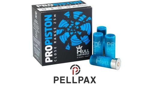 Hull Cartridge Pro Piston Close Range - 12G Clay Cartridges x 250