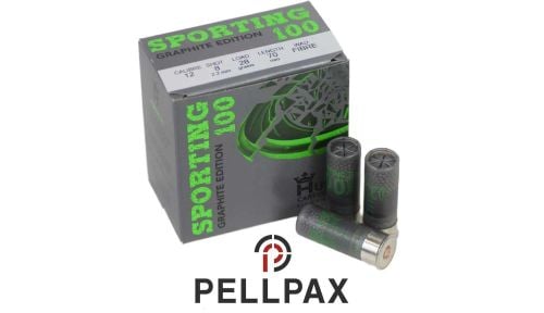 Hull Cartridge Sporting 100 Graphite Edition - 12G Clay Cartridges  x 250