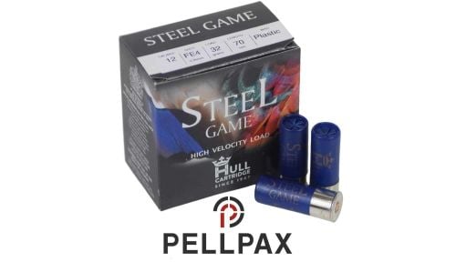 Hull Cartridge Steel Game - 12G Lead Free Cartridges x 250
