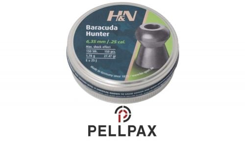 H&N Baracuda Hunter  - .25 Pellets x 150