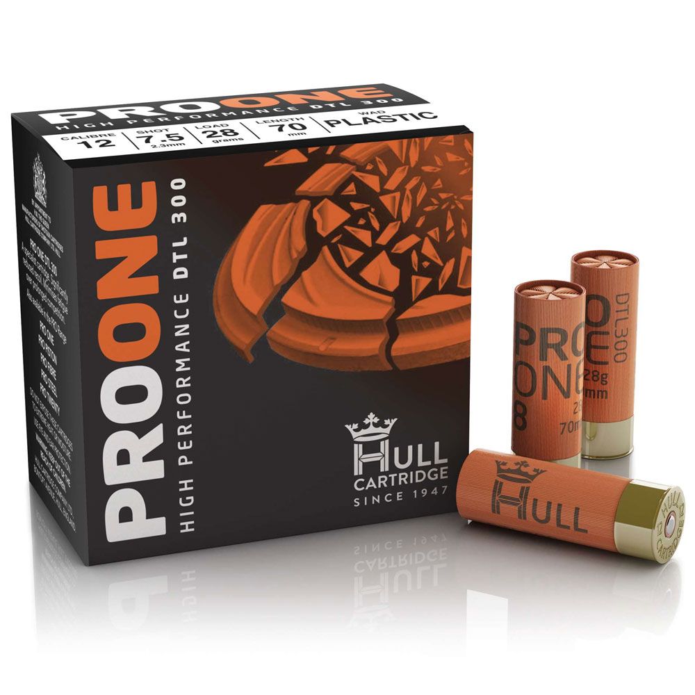 Hull Cartridge Pro One DTL 300 12G x 250 Shotgun Cartridges Pellpax