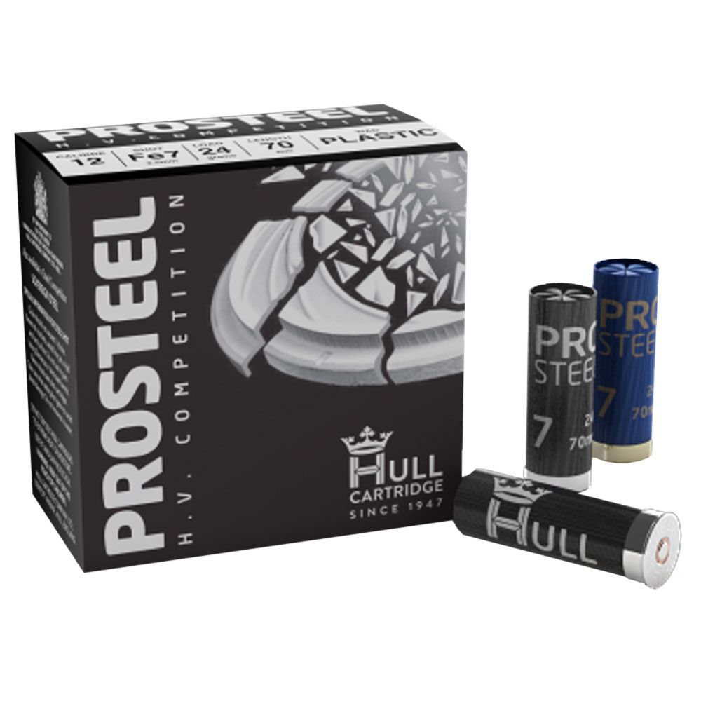 Hull Cartridge Pro Steel 12G x 250 Shotgun Cartridges Pellpax