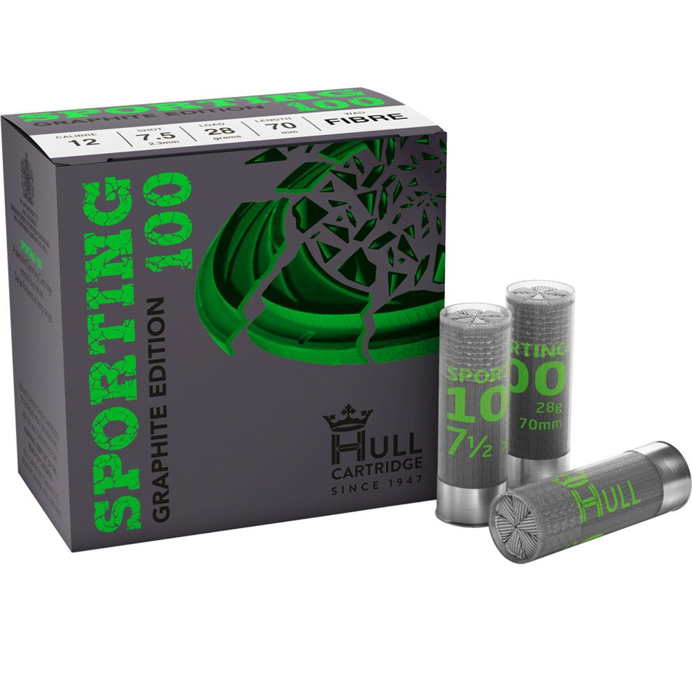 Hull Cartridge Sporting 100 Graphite Edition 12G x 250 Shotgun