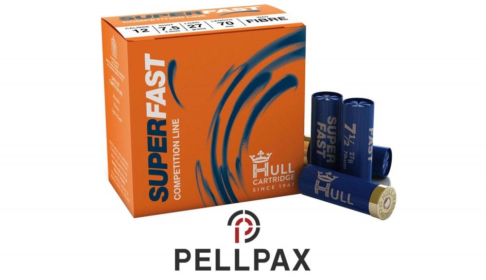 Hull Cartridge Superfast 12G x 250 Shotgun Cartridges Pellpax