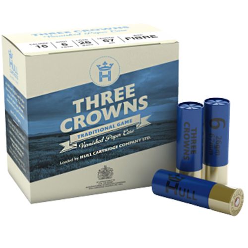 Hull Cartridge Three Crowns - 16G x 250