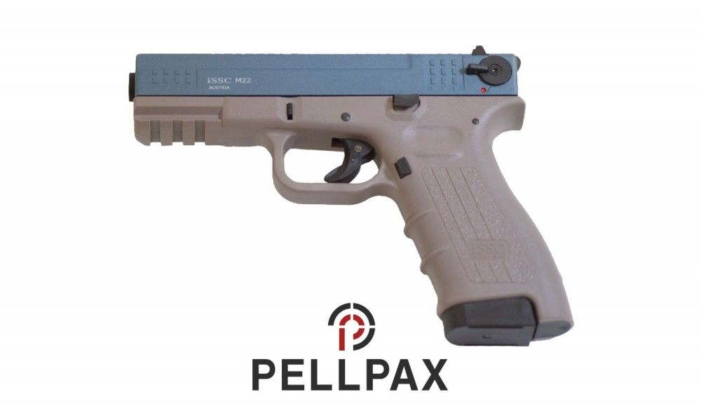 ISSC M22 Blank Firer 9mm P.A.K Blank Firing Pistols Pellpax