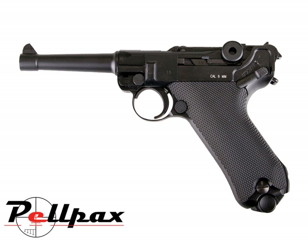 KWC P08 Luger CO2 6mm Airsoft CO2 Powered Airsoft Pistols Pellpax