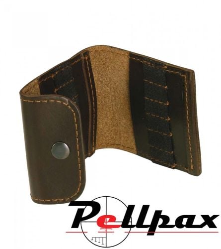 Bisley Leather Cartridge Pouch - Small Calibre Rifle
