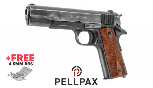 Umarex Legends 1911 Vintage - 4.5mm BB Air Pistol + FREE BB's