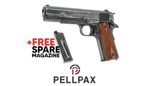 Umarex Legends 1911 Vintage - 4.5mm BB Air Pistol + FREE Spare Magazine