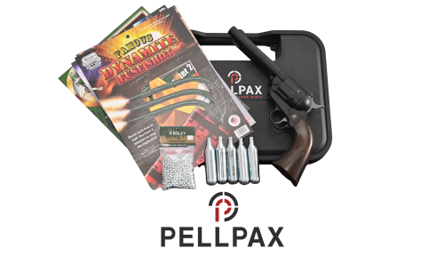 Marlin Revolver Cowboy Gift Bundle - 4.5mm BB & .177 Pellet CO2 Air Pistol