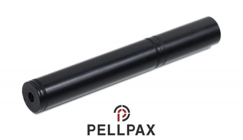 Pellpax Black Metal Silencer - ½ Inch UNF Female