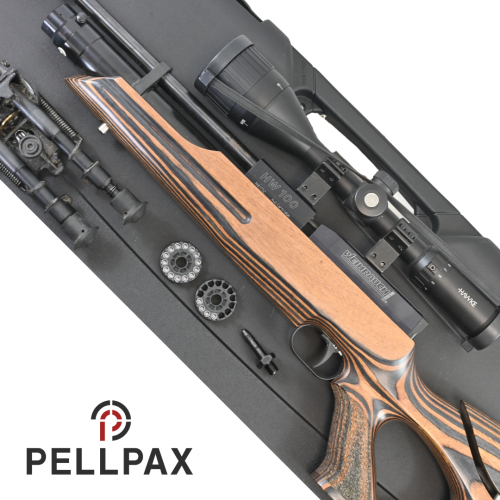 Weihrauch HW100 Laminate - .22 Pellet PCP Air Rifle - Preowned