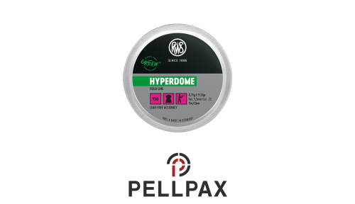 RWS Hyperdome Green .22 Pellets x 150