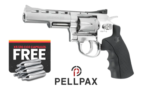 Umarex Legends S40 Revolver - .177 Pellet Air Pistol - + x5 FREE 12g CO2