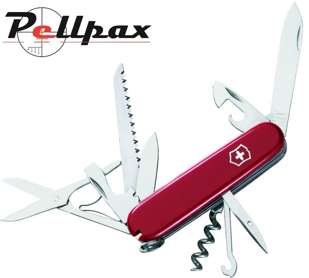 Huntsman Red Swiss Army Knife by Victorinox Folding Tools / Swiss