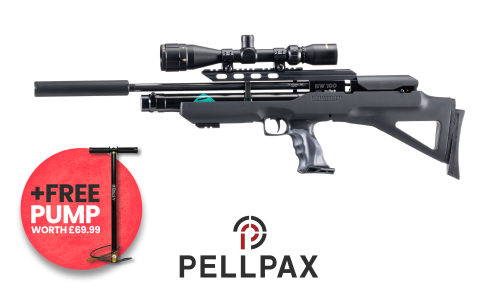 Weihrauch HW100 X BP - .22 PCP Air Rifle + FREE PUMP