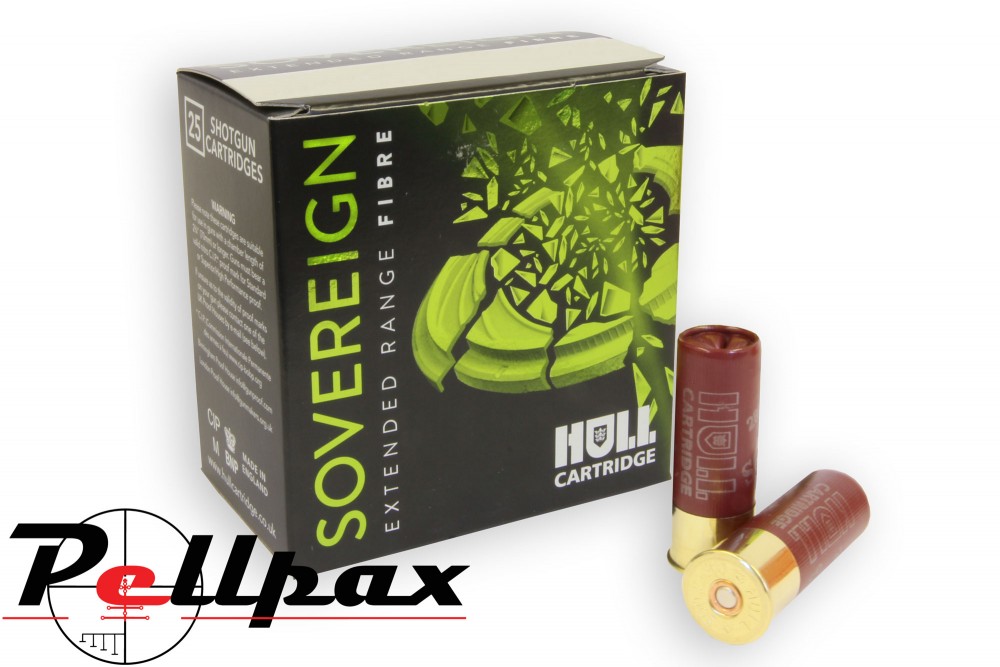 Hull Cartridge Sovereign Fibre 28g 7 Shot 12 G Shotgun Cartridges